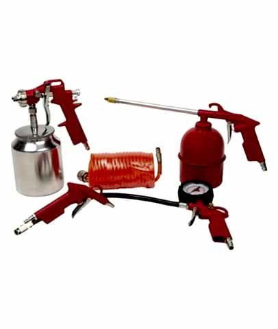 5'li Havalı Alet Seti 5'li Otomatik Rekorlu - Bakaş Makina