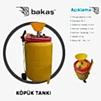 Oto Yıkama Köpük tankı 90 Lt - Bakaş Makina