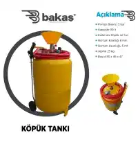 Oto Yıkama Köpük tankı 90 Lt